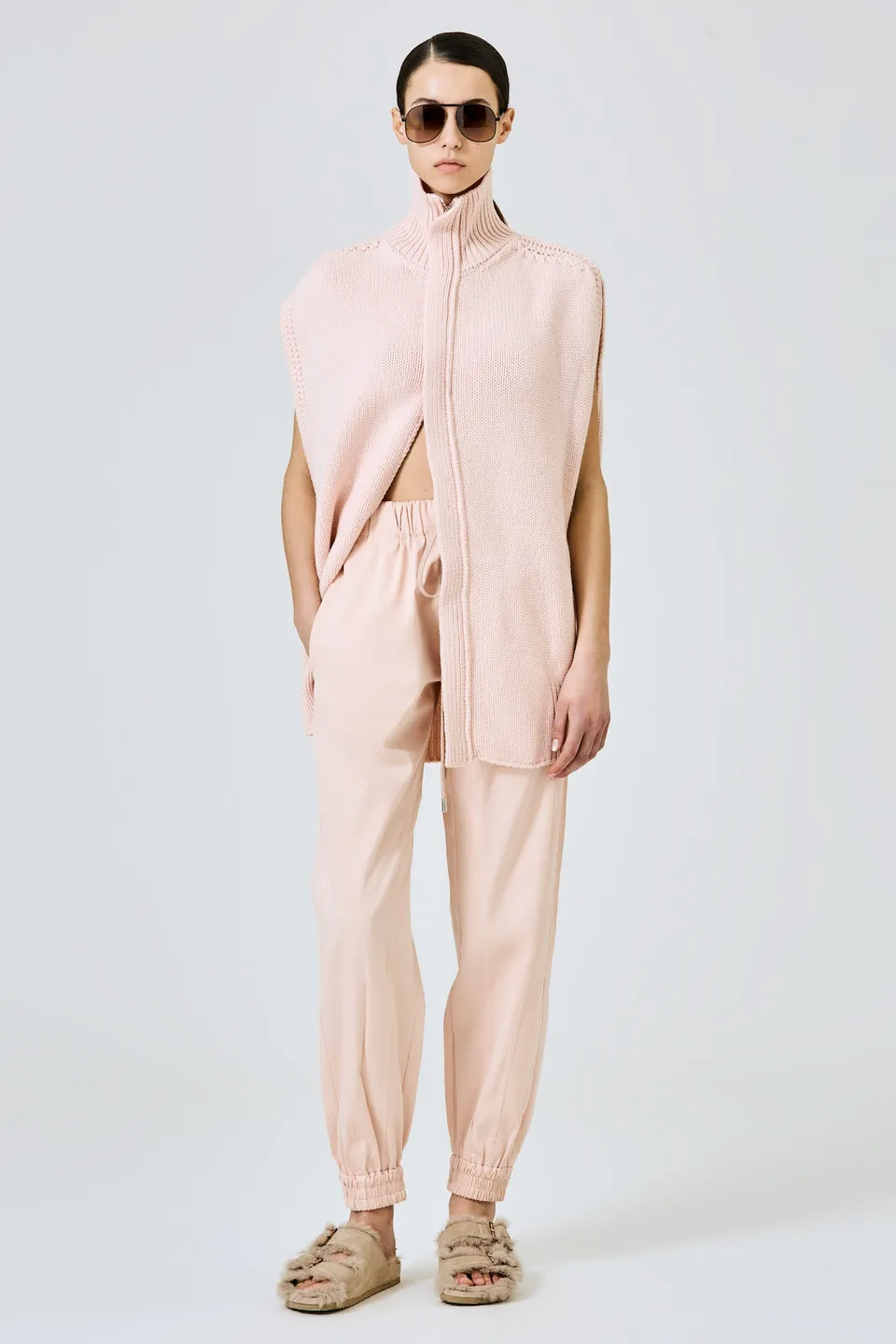 Sa Su Phi Valentina jogger cotone e seta rosa