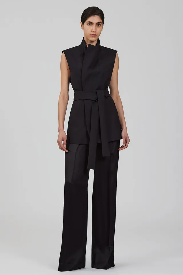 Sa Su Phi Lauren gilet taglia 36 nero lana