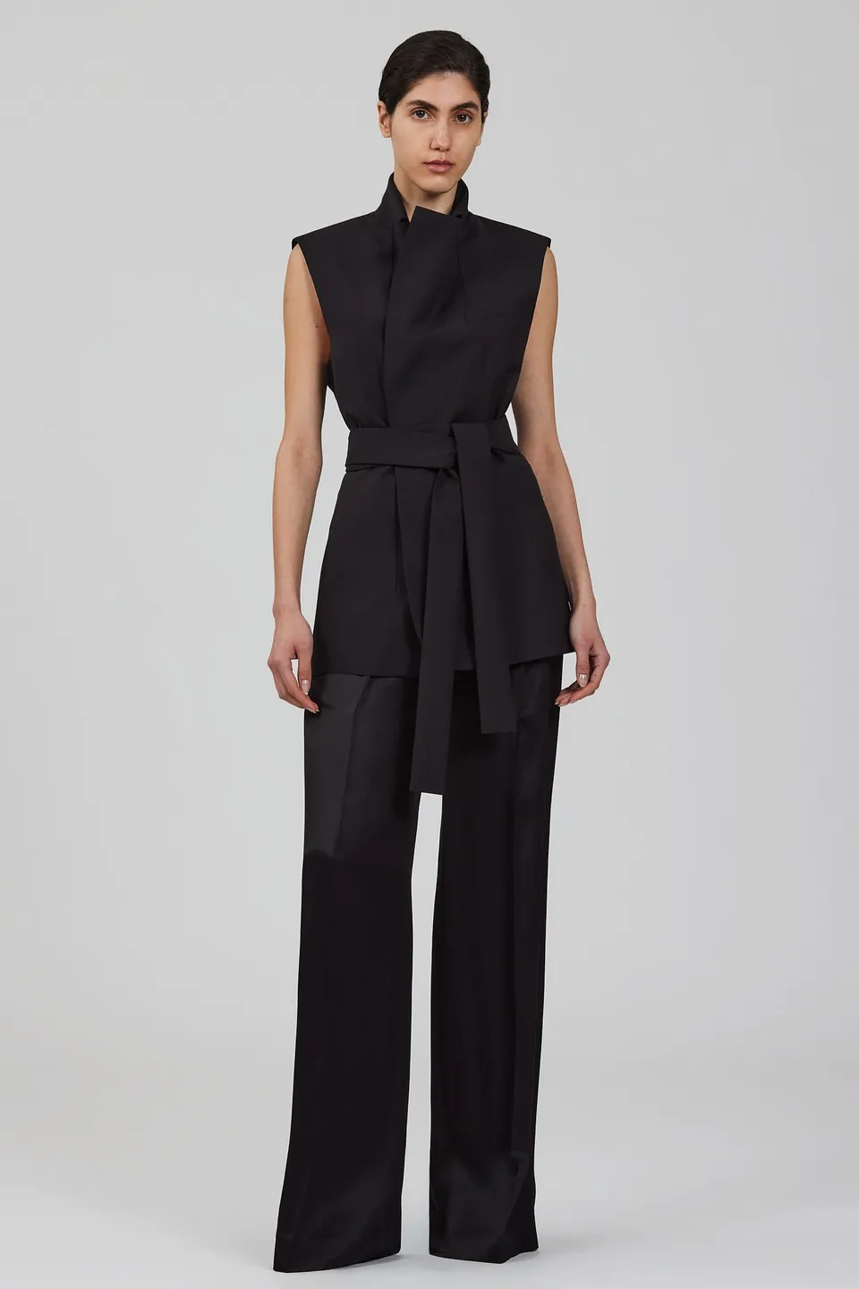 Sa Su Phi Lauren gilet taglia 36 nero lana