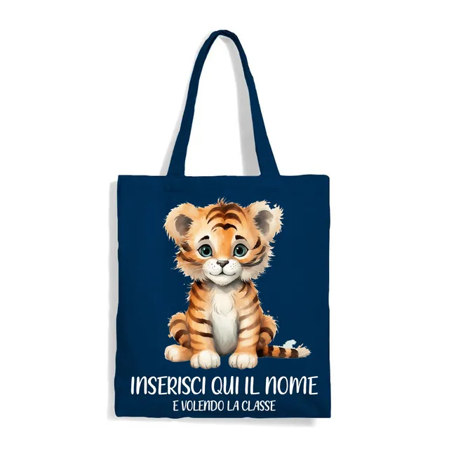 Mr. Gadgets Tigre shopper blu uso quotidiano