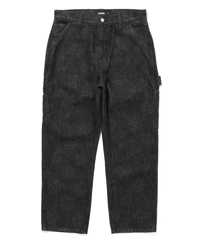 X-Large Allover Circle jeans nero denim