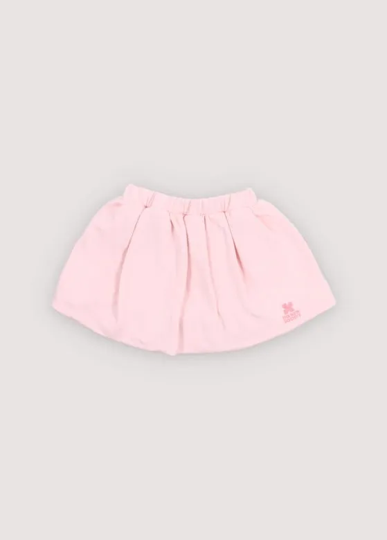 The New Society Cocoa Petal Pink gonna felpa cotone