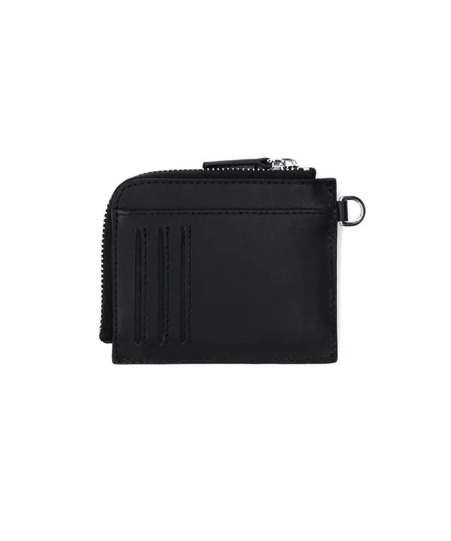 X-Large Leather Wallet portafoglio nero pelle