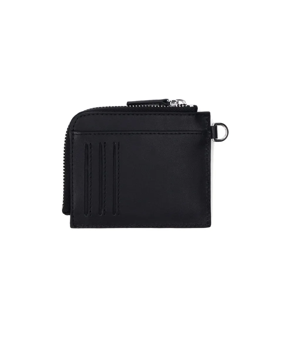 X-Large Leather Wallet portafoglio nero pelle