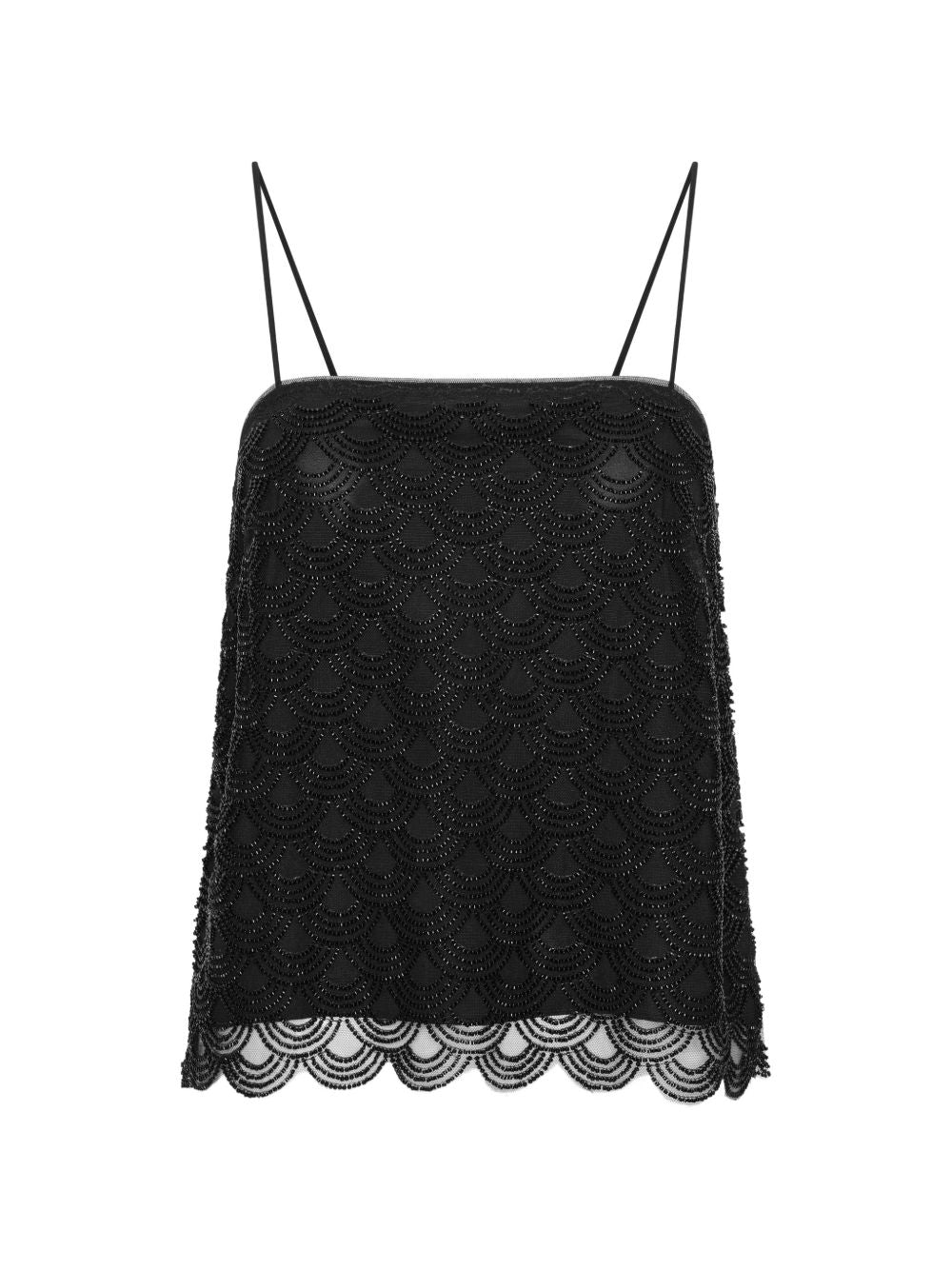 Rotate 116288100 blusa donna nero paillettes
