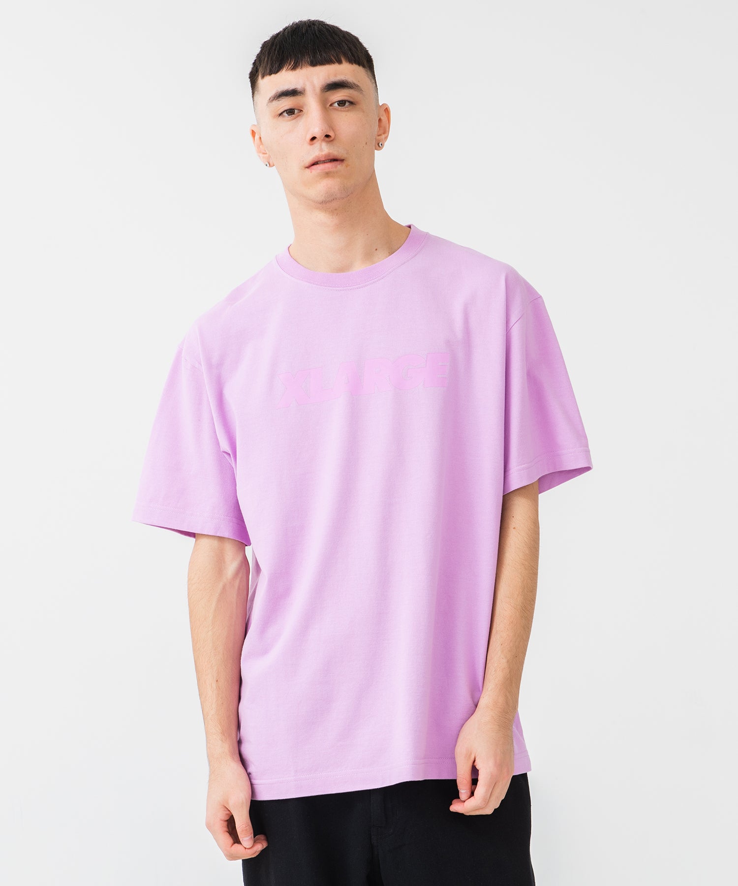 X-Large Standard Logo T-shirt manica corta nera cotone