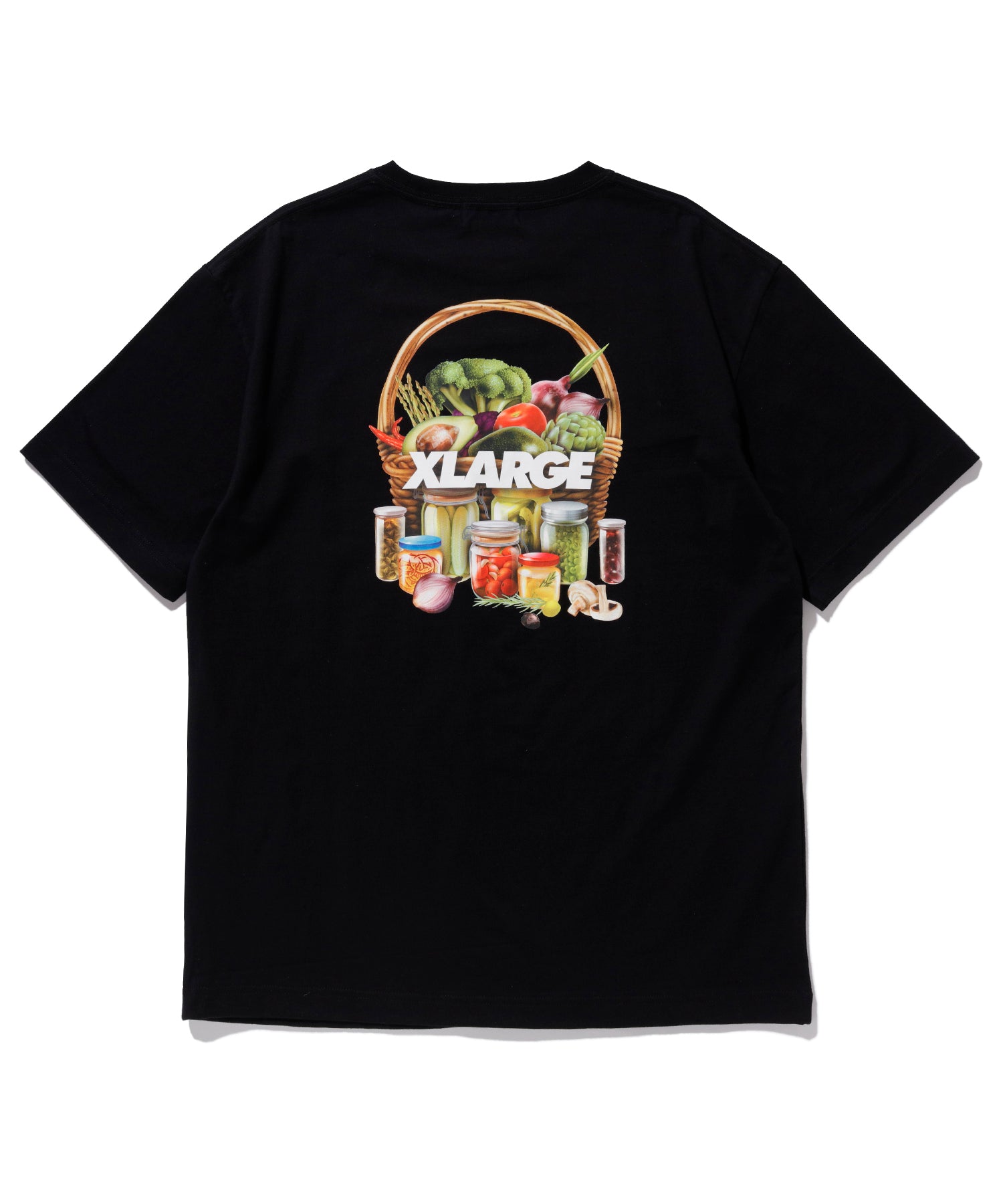 X-Large Organic t-shirt cotone regular fit nera