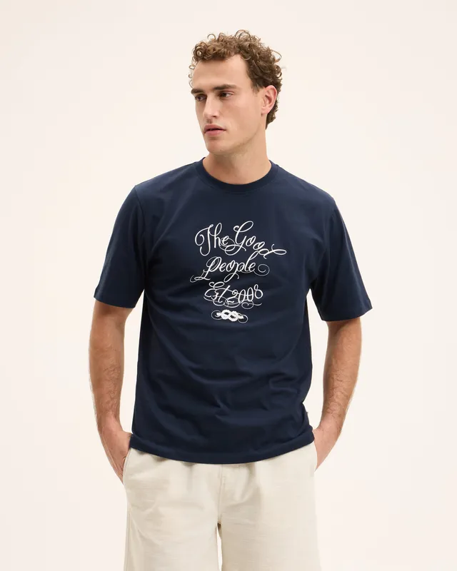 Goodpeople Oscar maglietta cotone navy