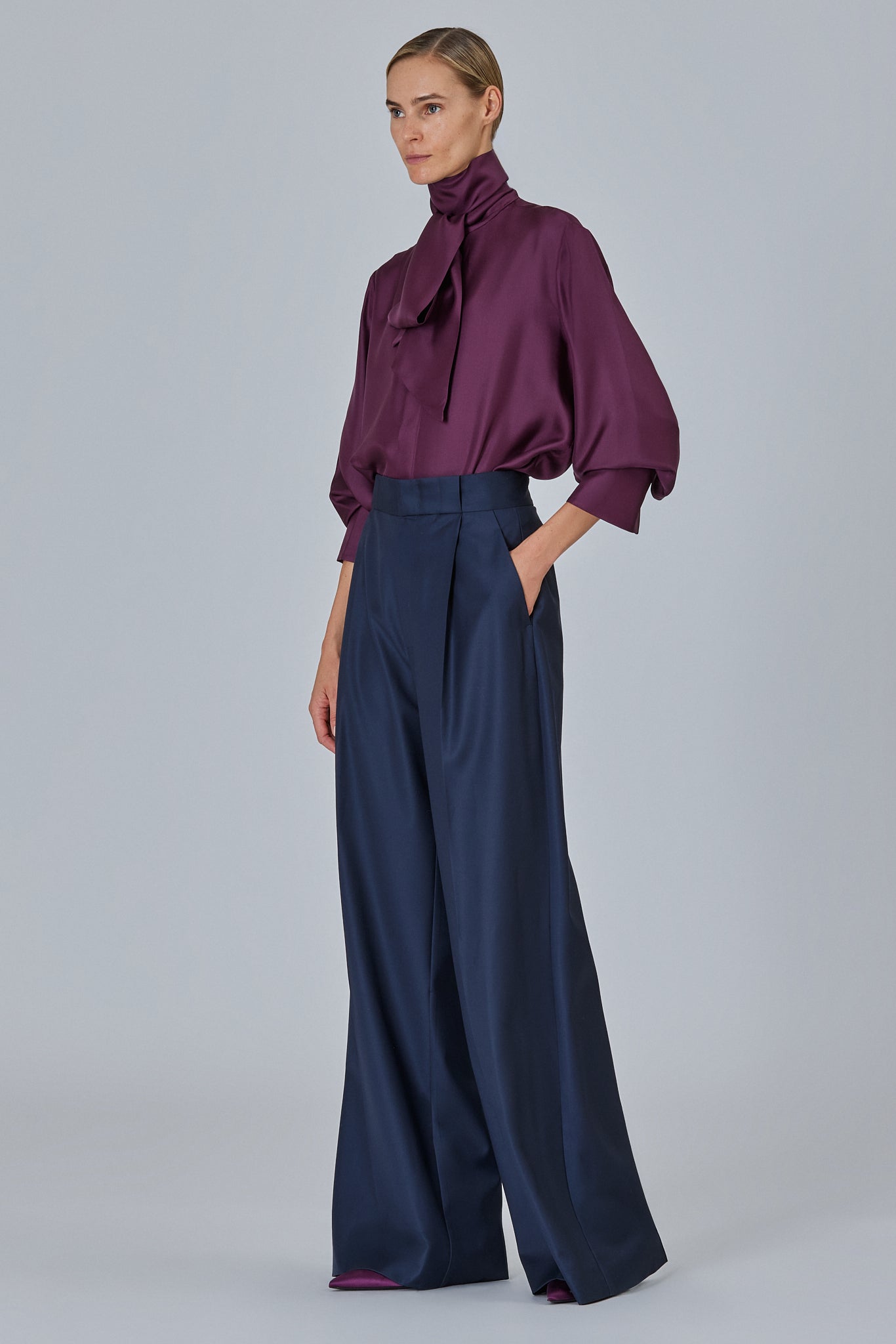 Sa Su Phi Bogart Super 150's pantaloni in lana