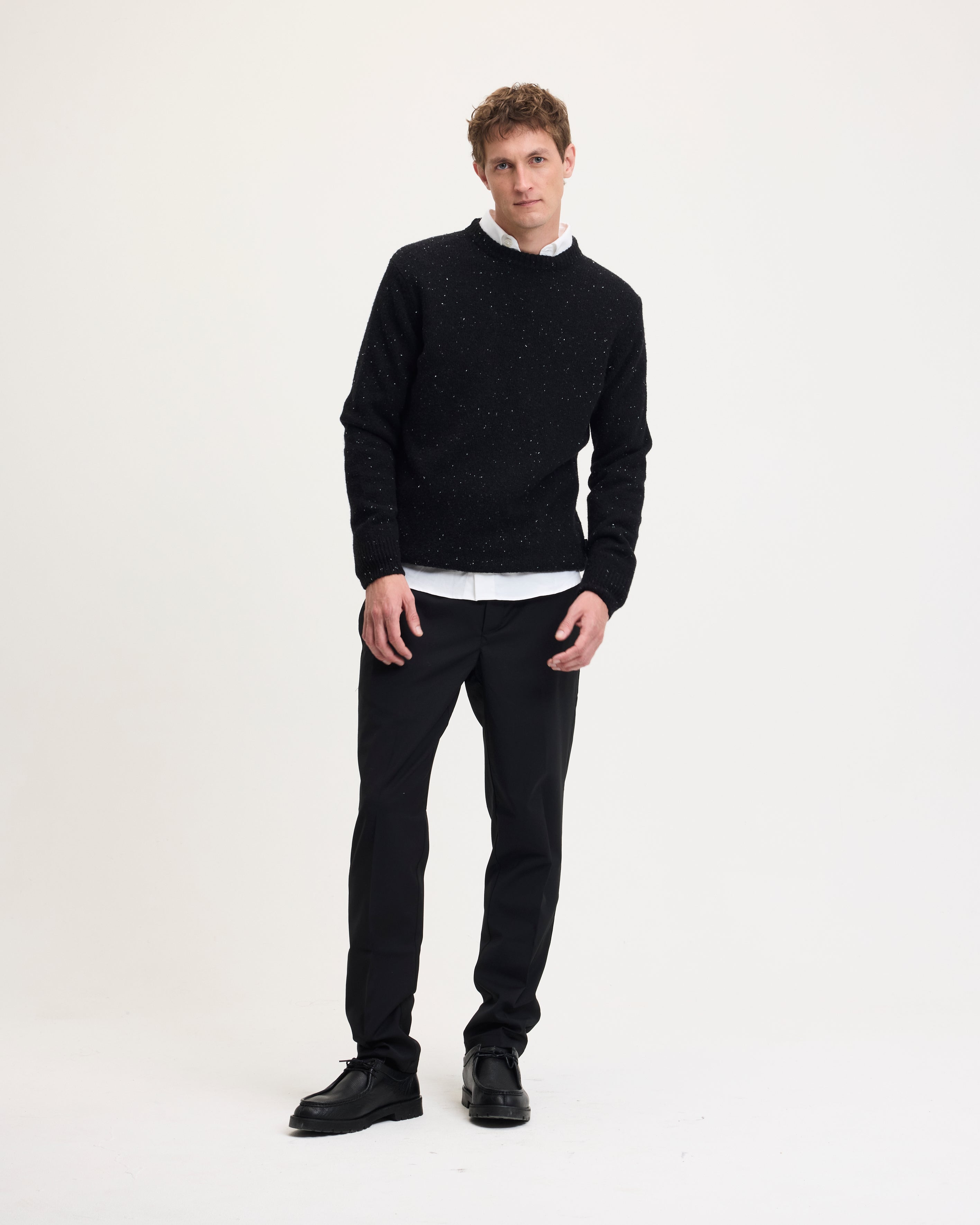 GOODPEOPLE Kookai maglione lana nero in misto lana