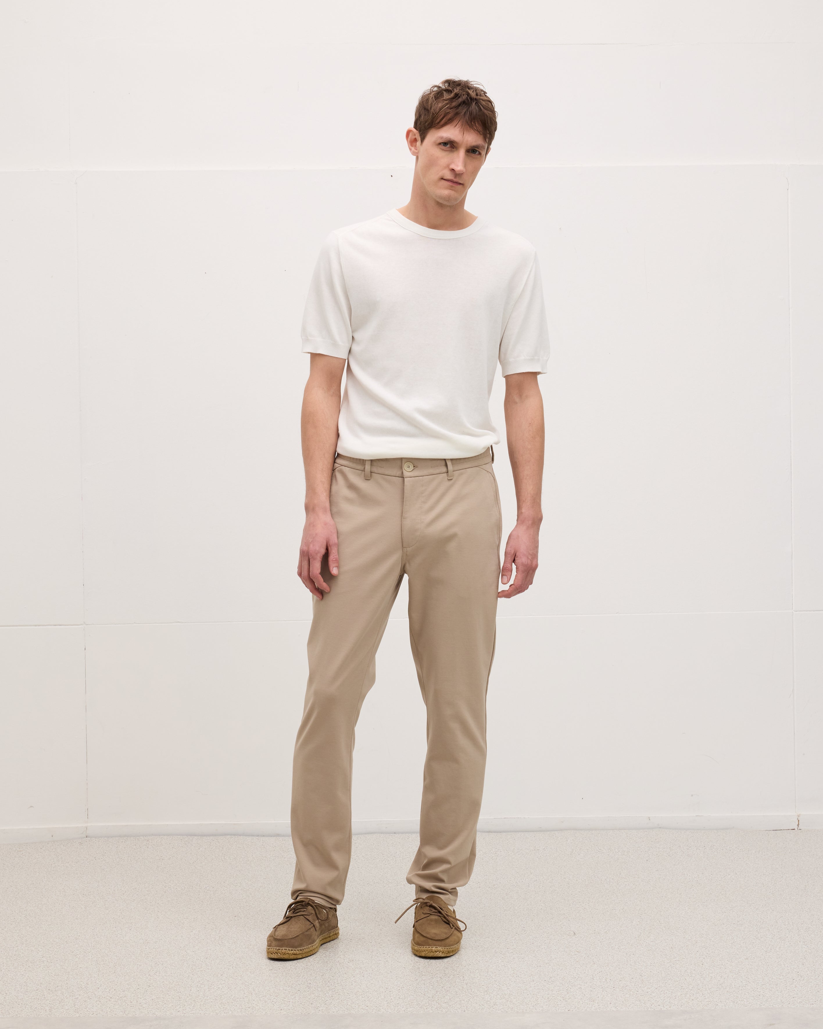Goodpeople Bruno pantaloni stretch beige