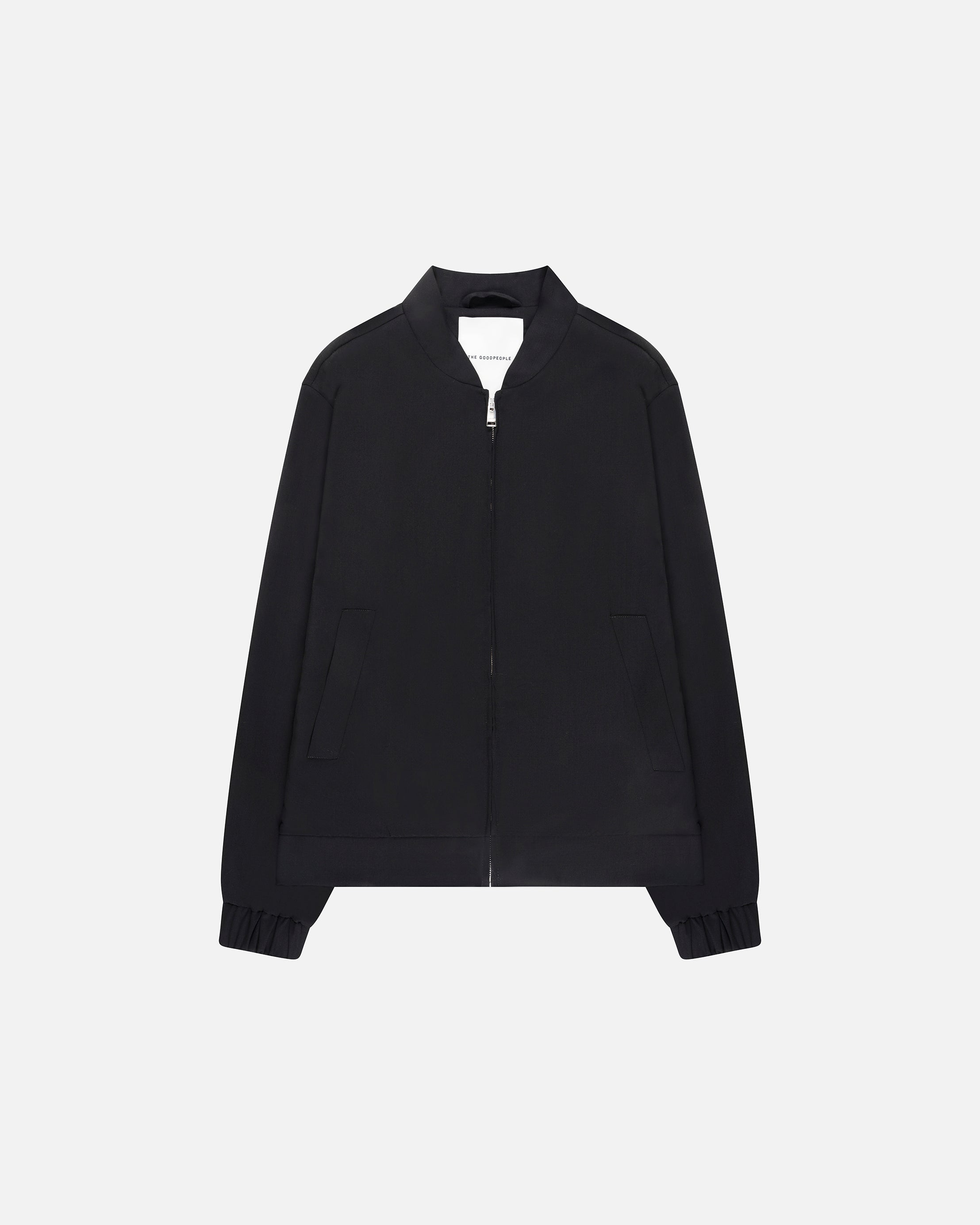 Goodpeople Jako giacca bomber nera cotone