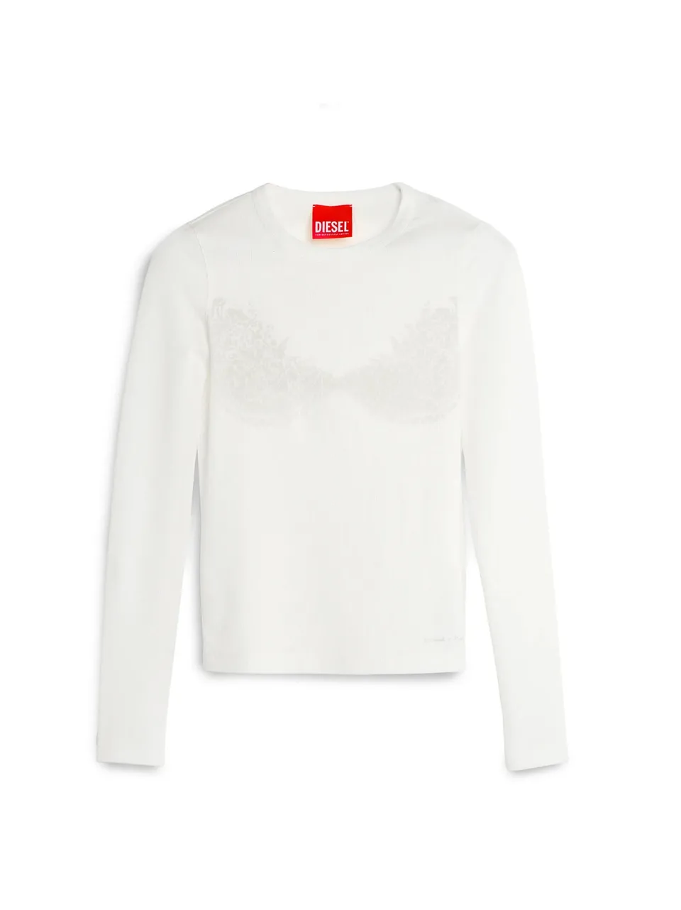 Diesel Capsule P017990SPFB100 maglia bianca donna