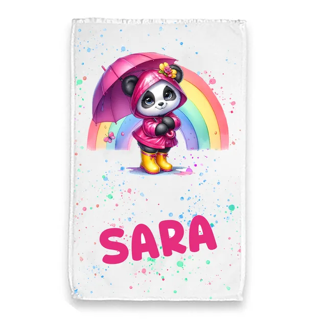 Mr. Gadgets Panda Arcobaleno asciugamano bambini spugna