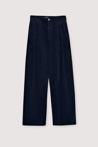 The New Society Nicol pantalone donna Infinite Navy velluto