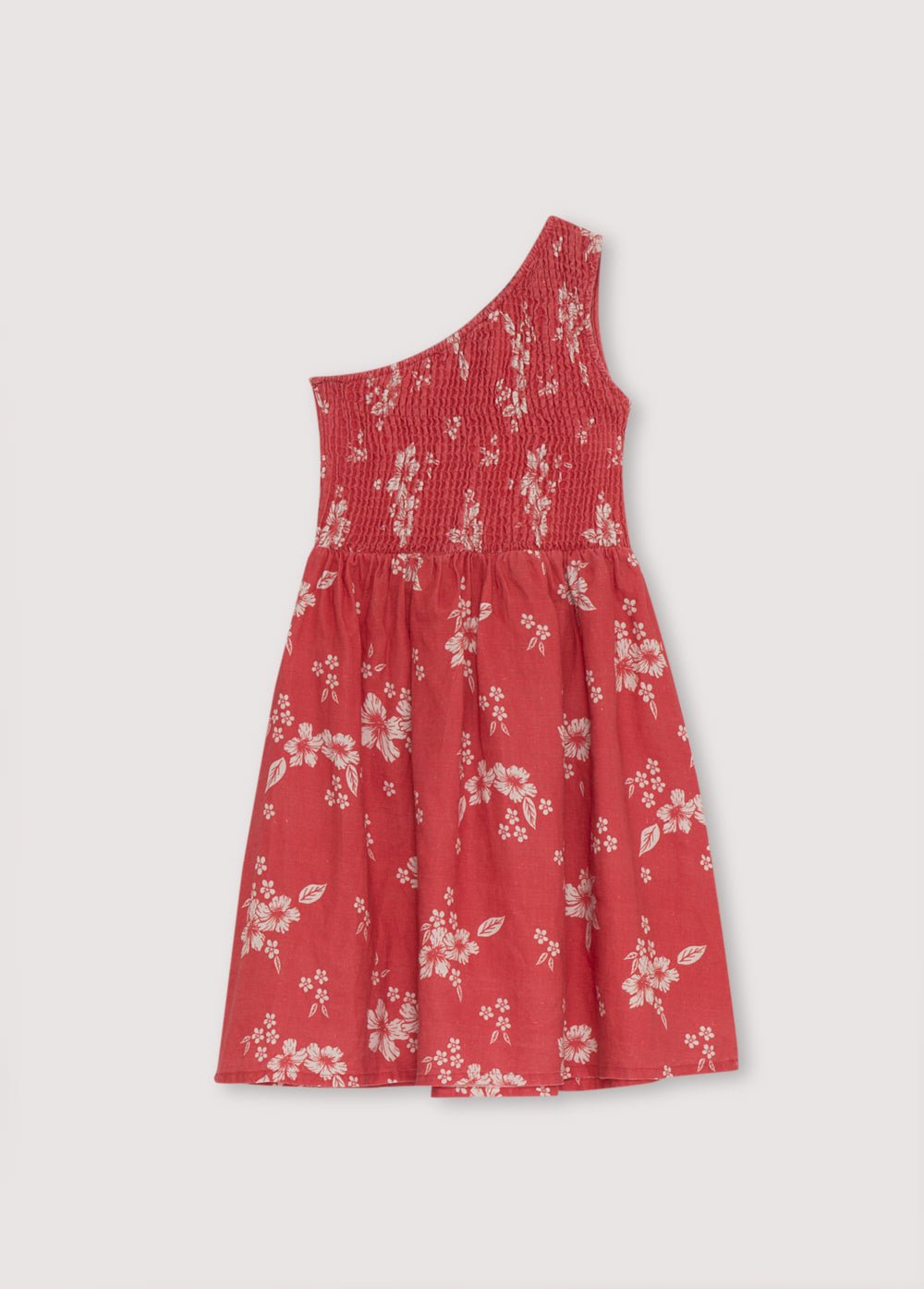 The New Society Nauplia Teen Dress vestito lino fiori 12 anni