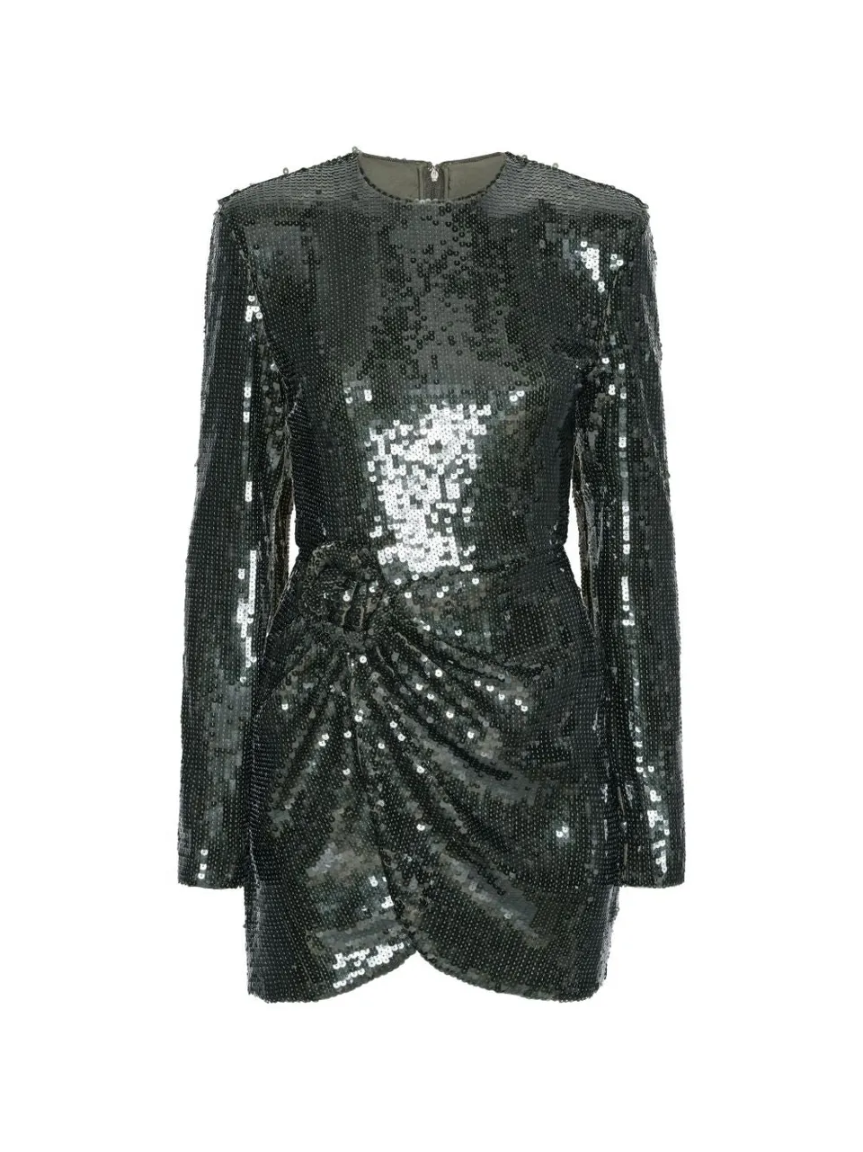 Rotate 116141265 abito corto donna verde paillettes