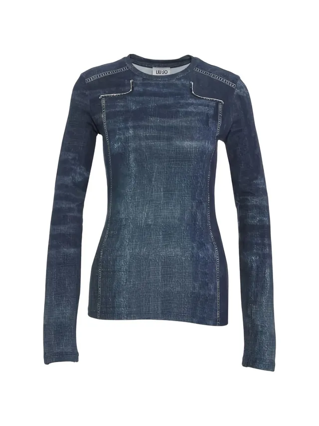 LIU JO UF6515J1624 t-shirt special denim