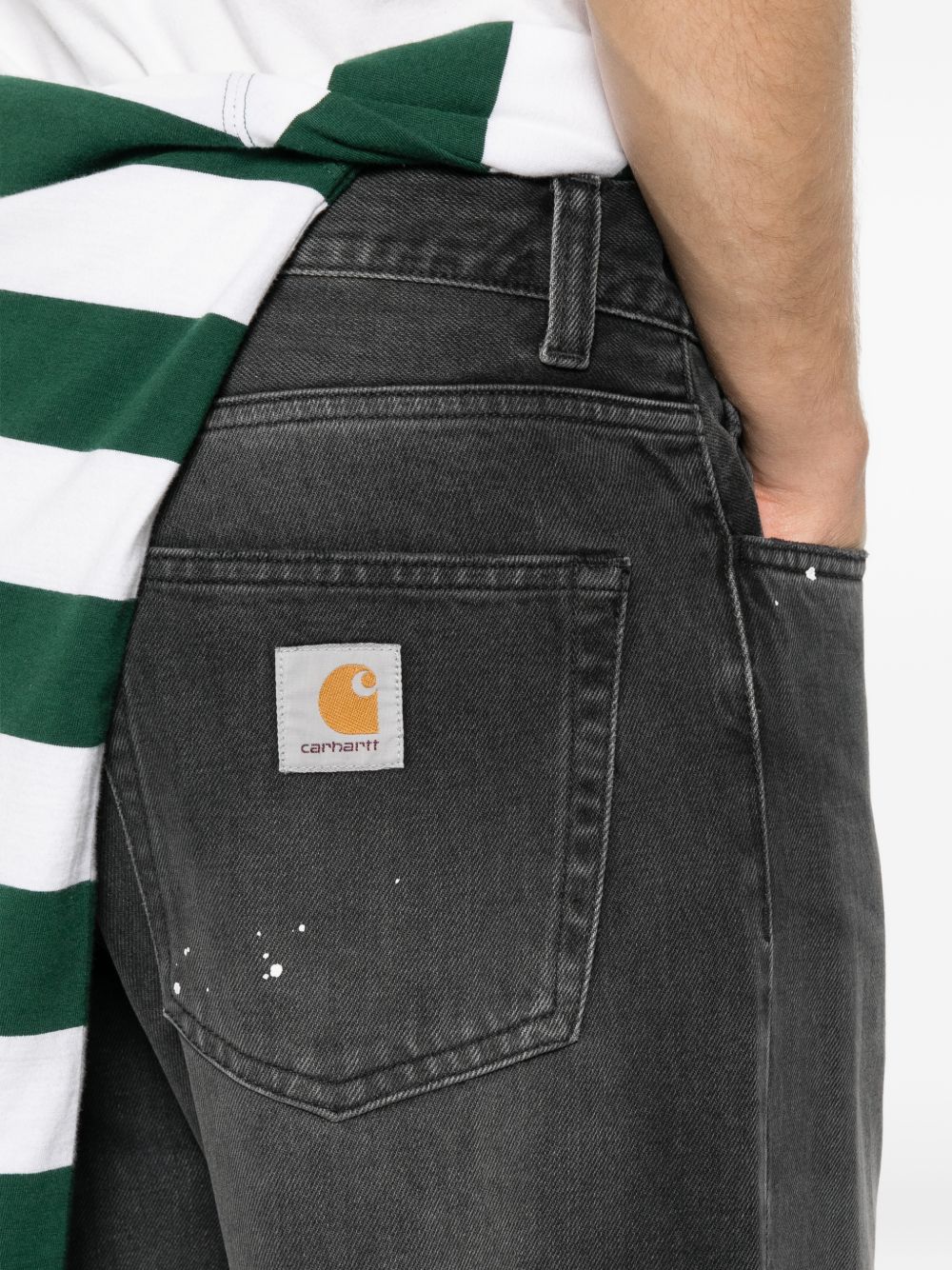 Carhartt I034733 jeans uomo nero