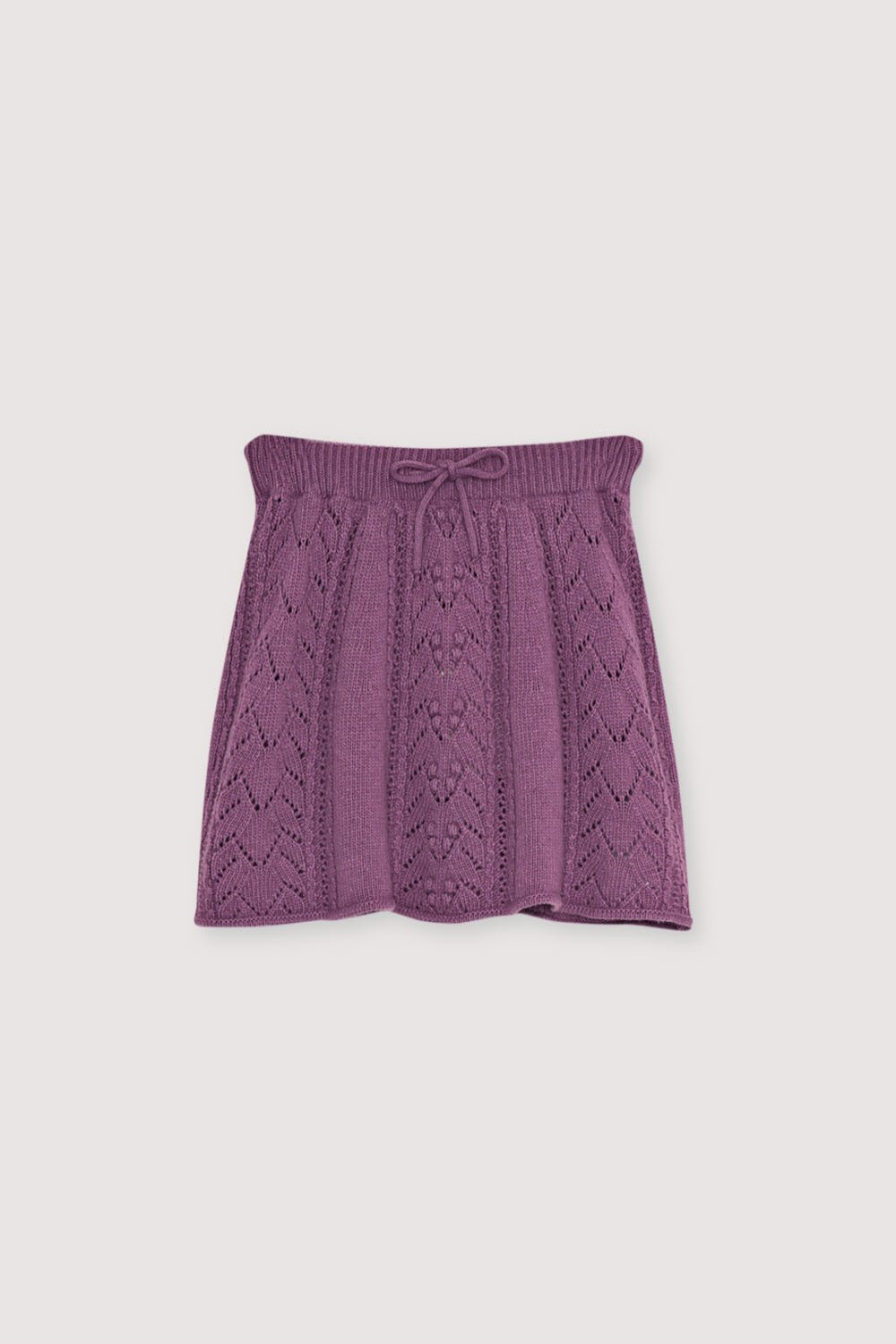 The New Society Lila gonna bambina Grape Bliss lana riciclata