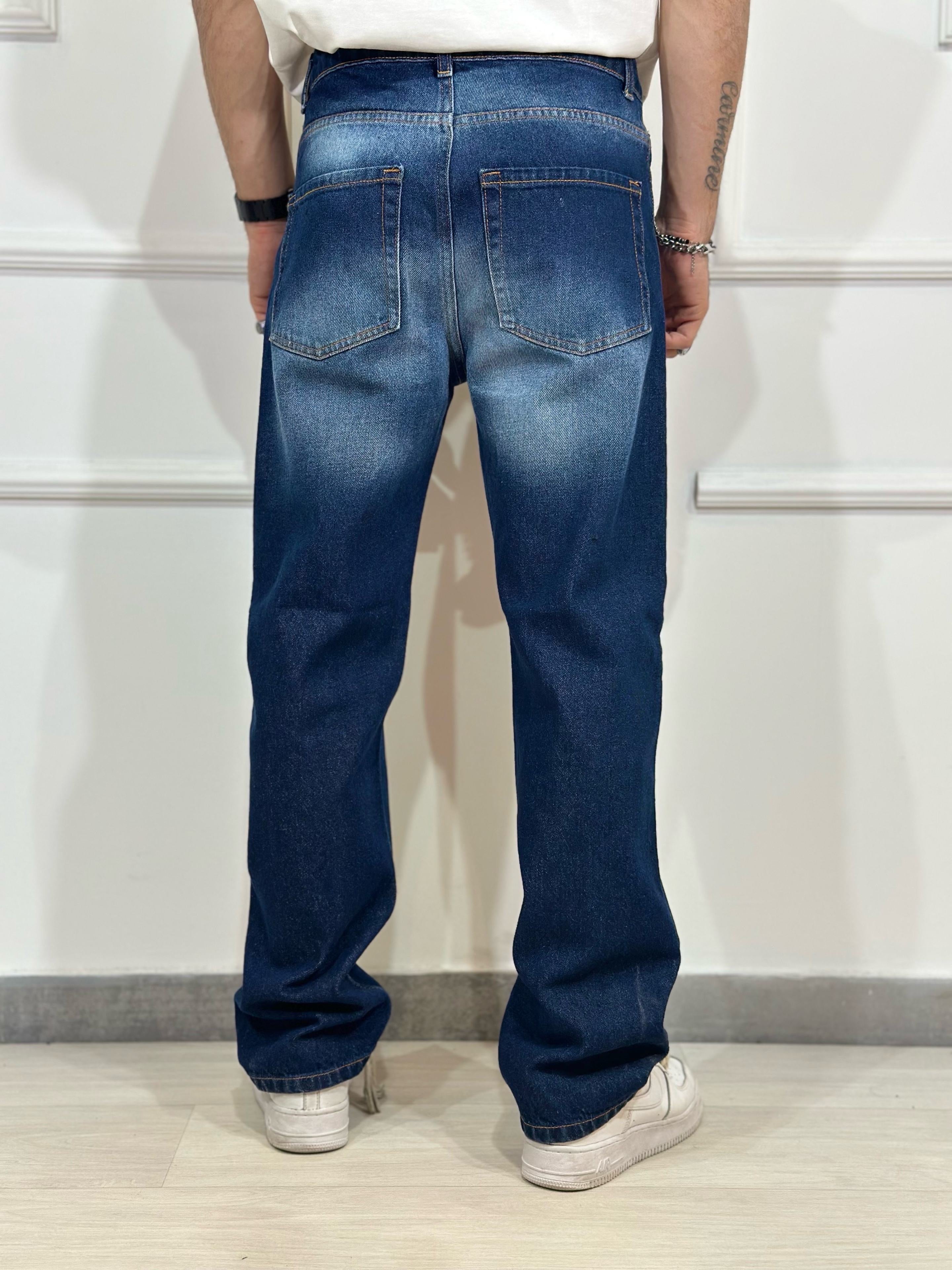 ONLYONE QBRICK 564 jeans baggy gamba larga