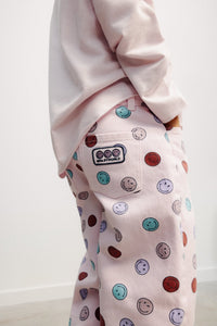 The New Society SmileyWorld jeans ragazza cotone smile