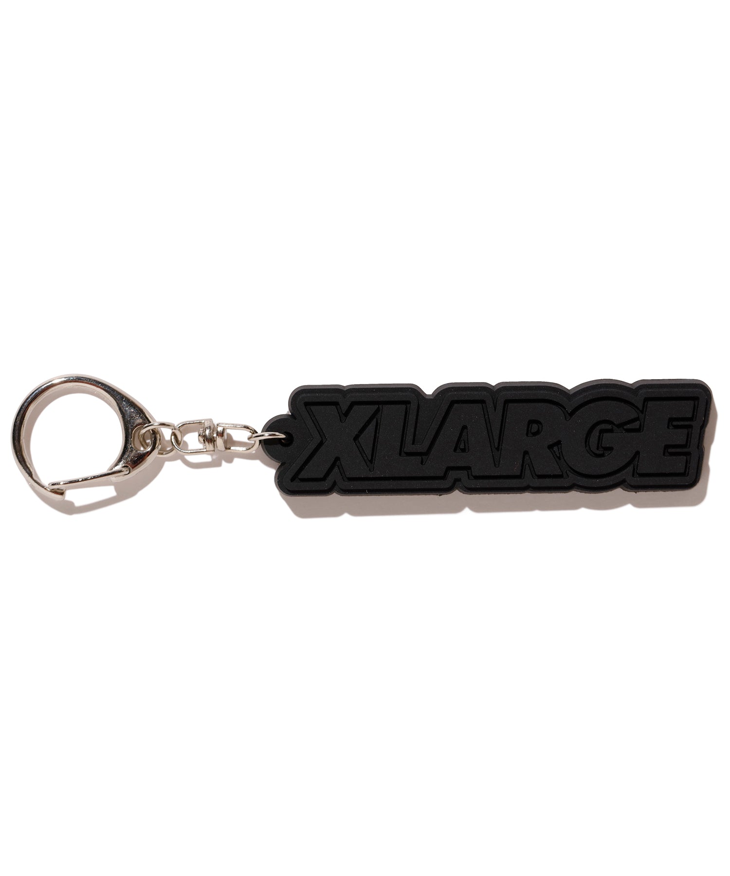X-Large Logo Rubber portachiavi gomma blu