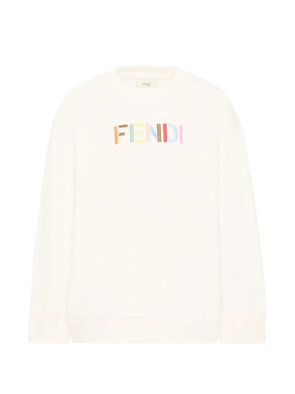 Fendi Kids JUH114 felpa bambina cotone