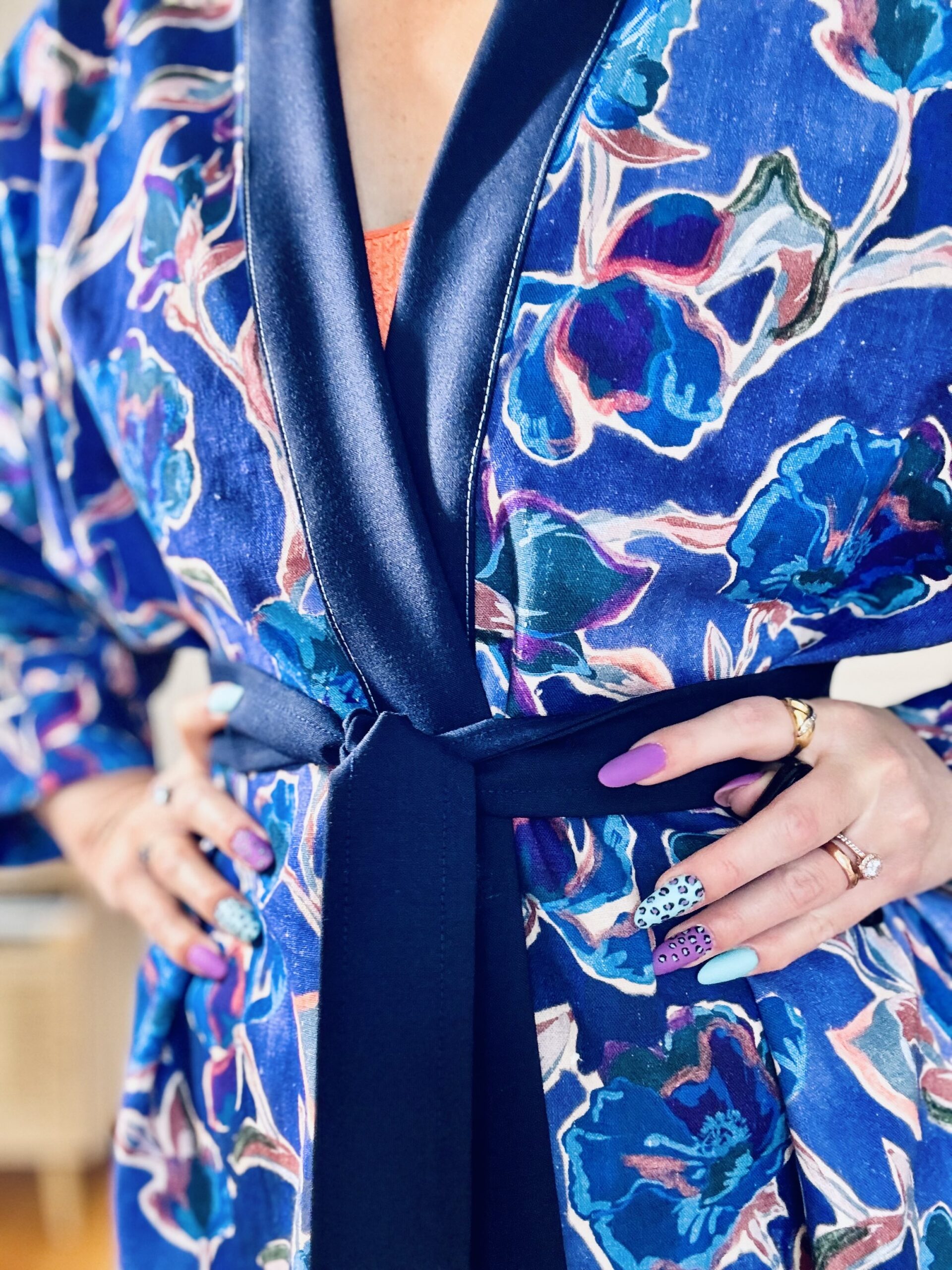Patrice Lauri Anne Giacca Kimono donna in cotone