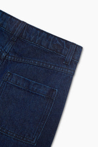 The New Society TNS Denim Pockets jeans donna baggy cotone