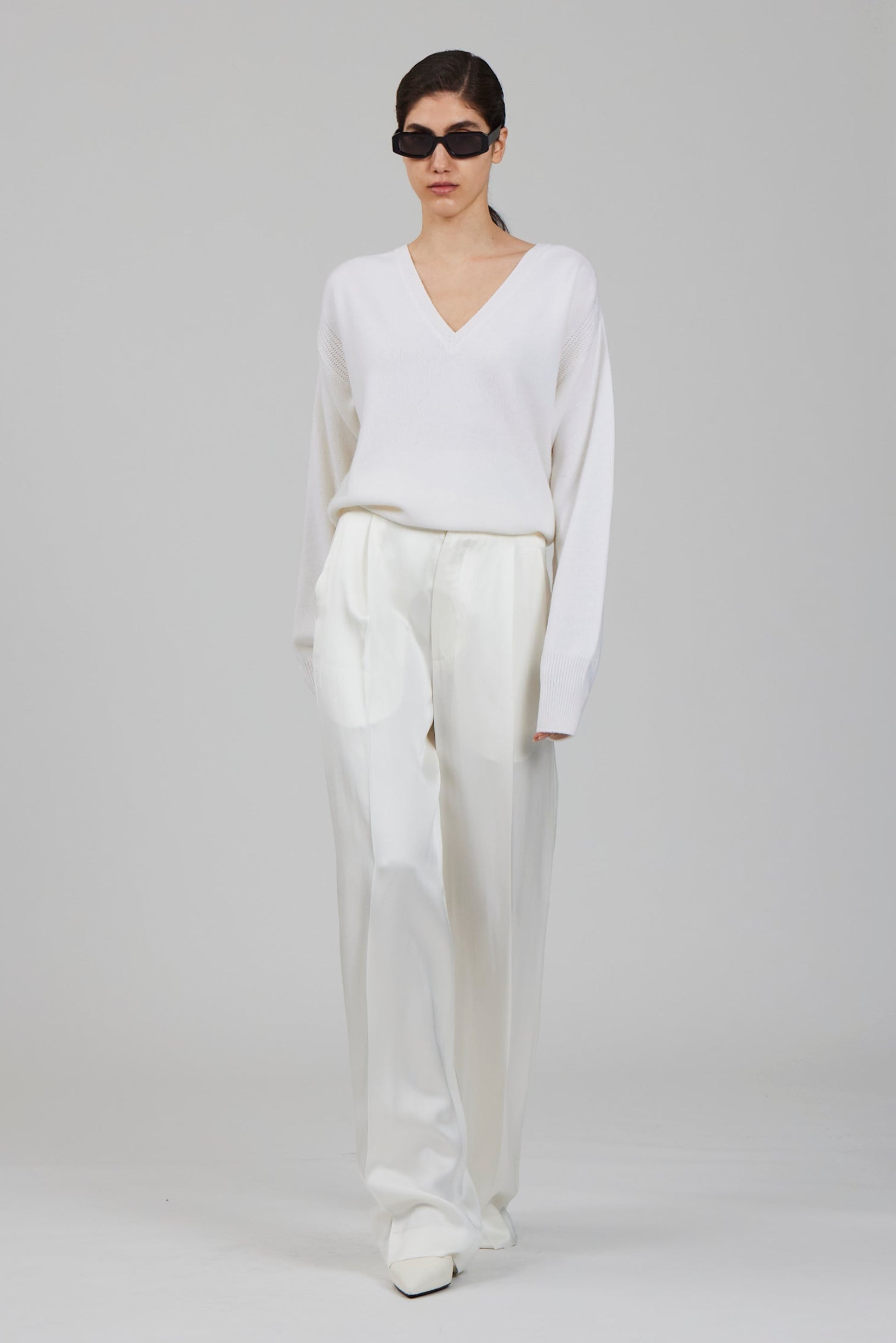 Sa Su Phi Lavinia maglione cashmere scollo a V nero