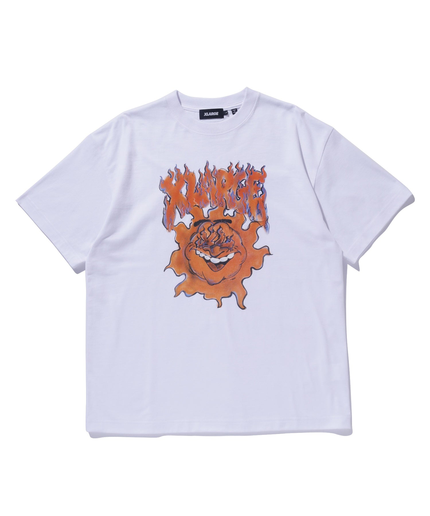 X-Large XL Burning t-shirt manica corta stampa fronte