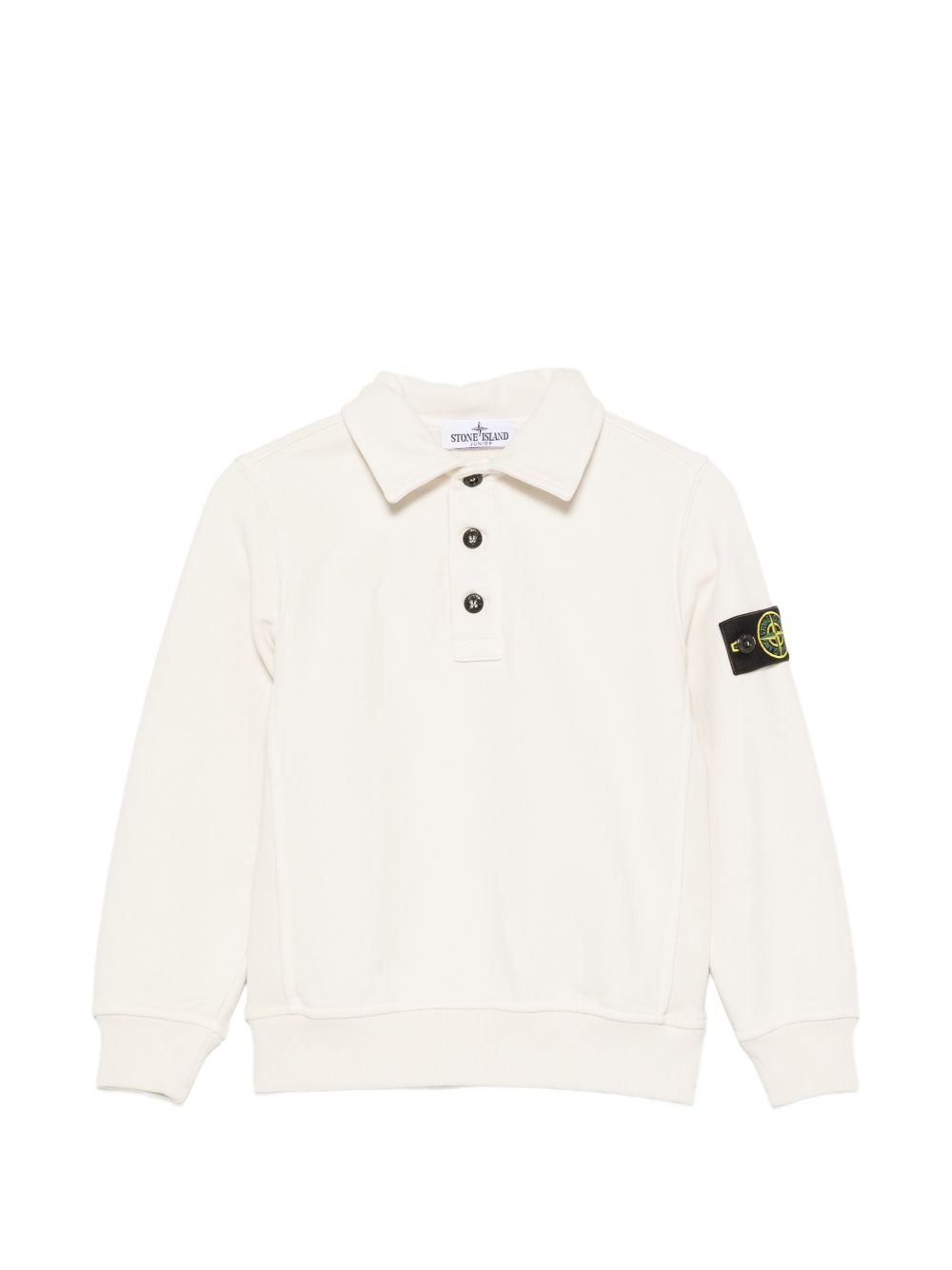 Stone Island Junior L2S166100012 polo bianca bimbo