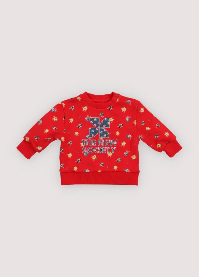The New Society Amapola felpa neonata stampa fiori cotone 6m
