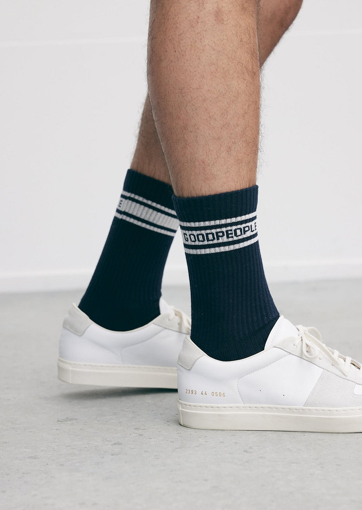 GOODPEOPLE Xander calzini cotone blu navy