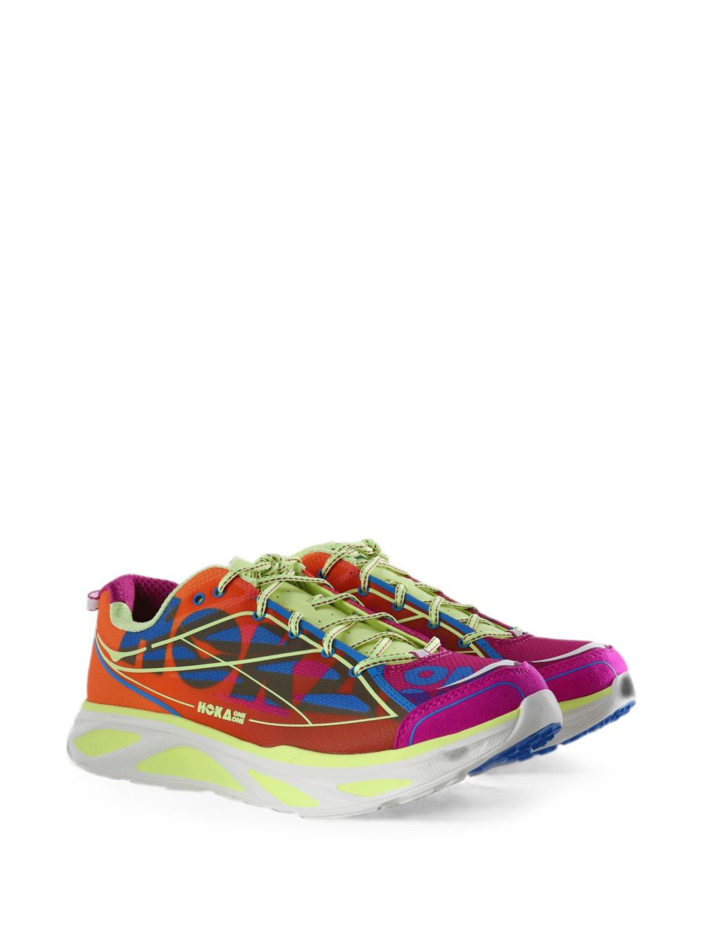 Hoka 1176672 sneakers fuxia neon yuzu uomo