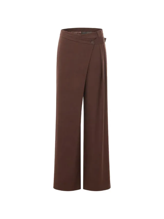 Pinko 105570A3GBL86 pantaloni marrone donna