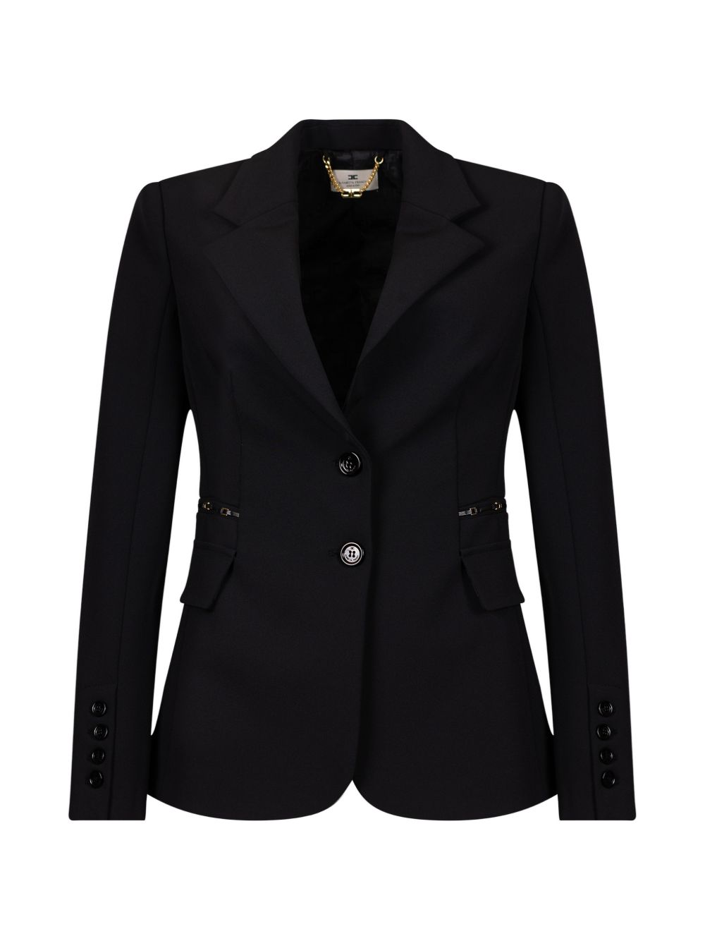 Elisabetta Franchi GI27466E2 giacca sartoriale nera