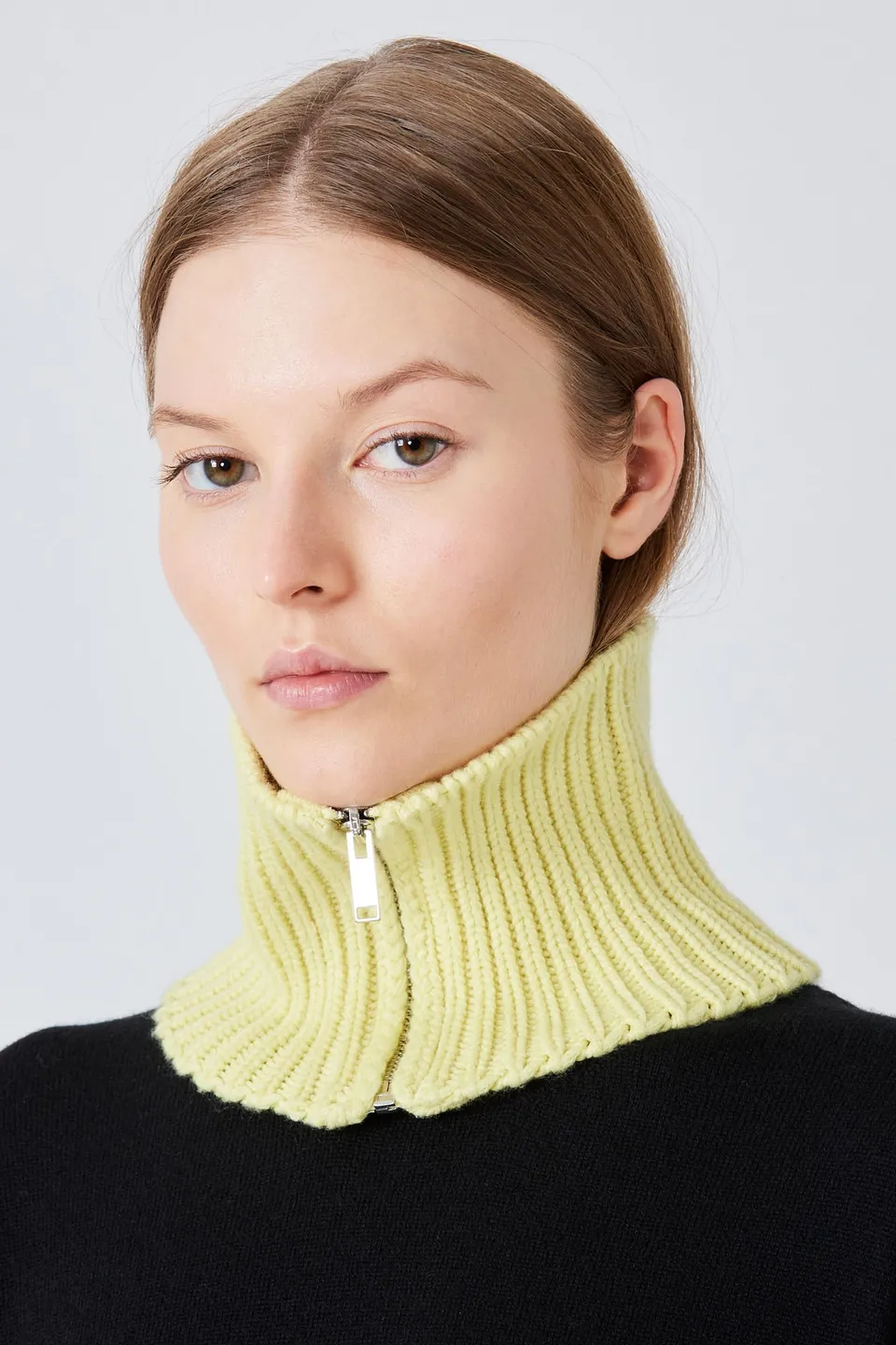 Sa Su Phi colletto scaldacollo cashmere giallo