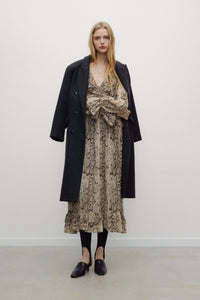 The New Society Isley vestito donna pitonato viscosa