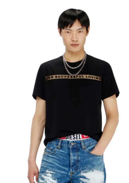 Diesel Capsule P01805 T-shirt Uomo Nero