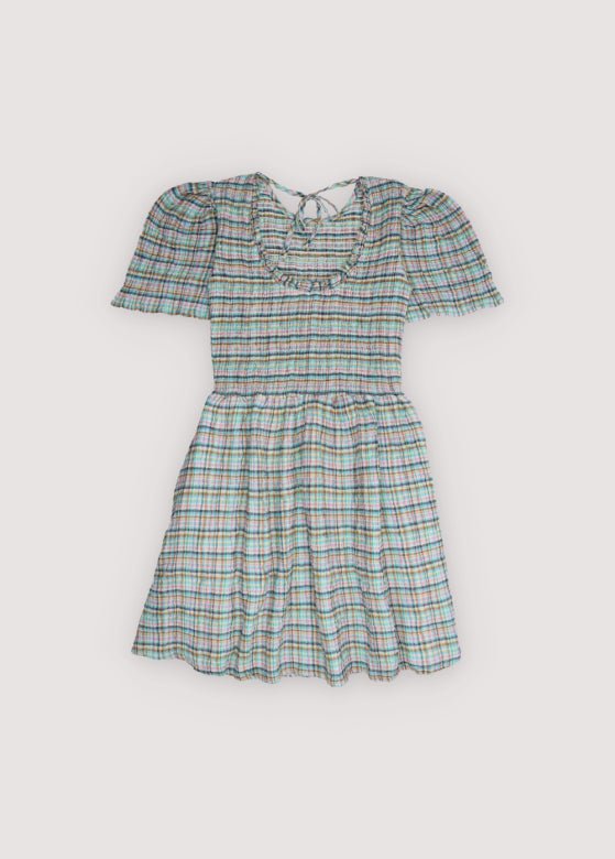 The New Society Zinnia vestito ragazza 12 anni quadri