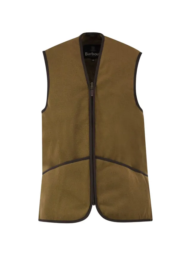 Barbour MLI0004 gilet uomo marrone pile