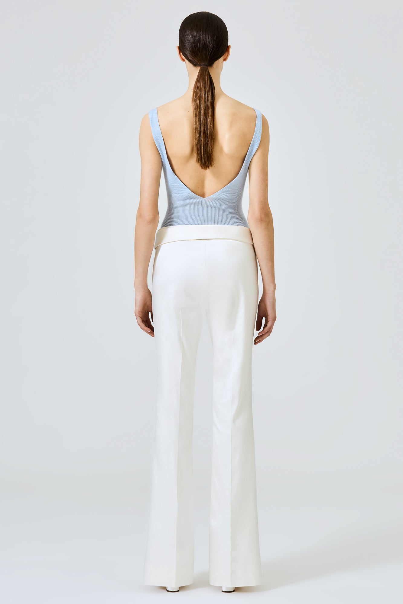 Sa Su Phi Elena pantaloni seta cotone avorio 38