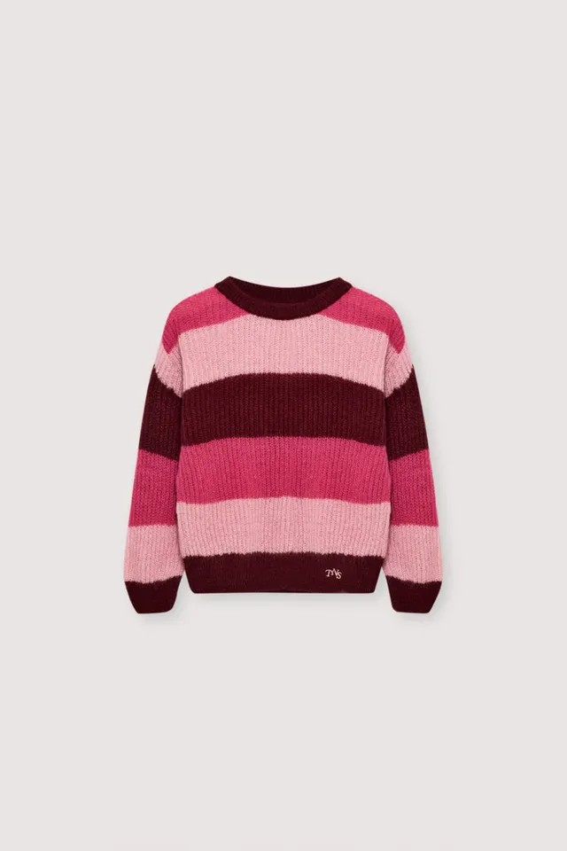 The New Society Astrid Jumper maglione mohair prugna 6 anni