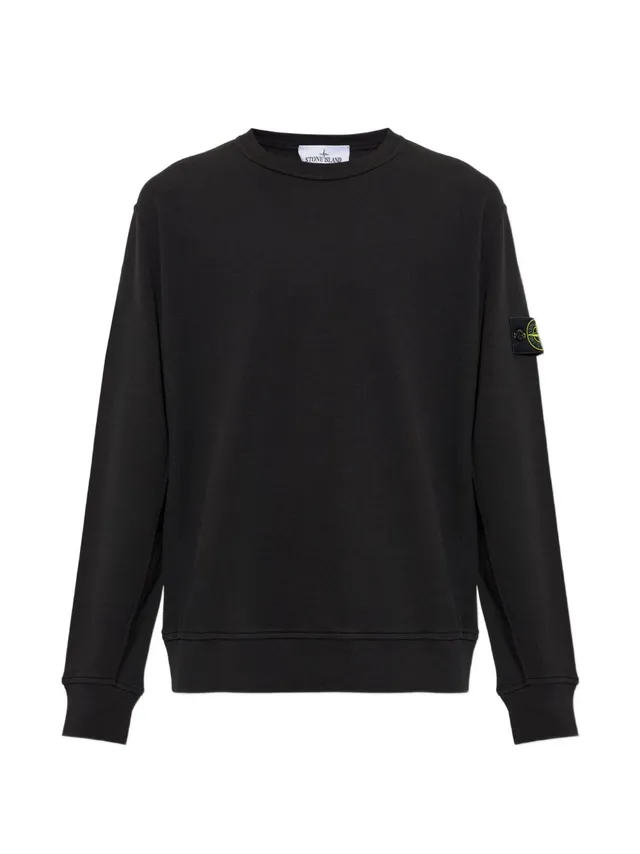 STONE ISLAND L2S156100017 Felpa Nera Uomo Taglia M