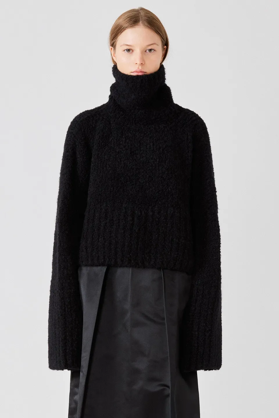 Sa Su Phi Teddy Maglione Collo Alto Nero Taglia 38