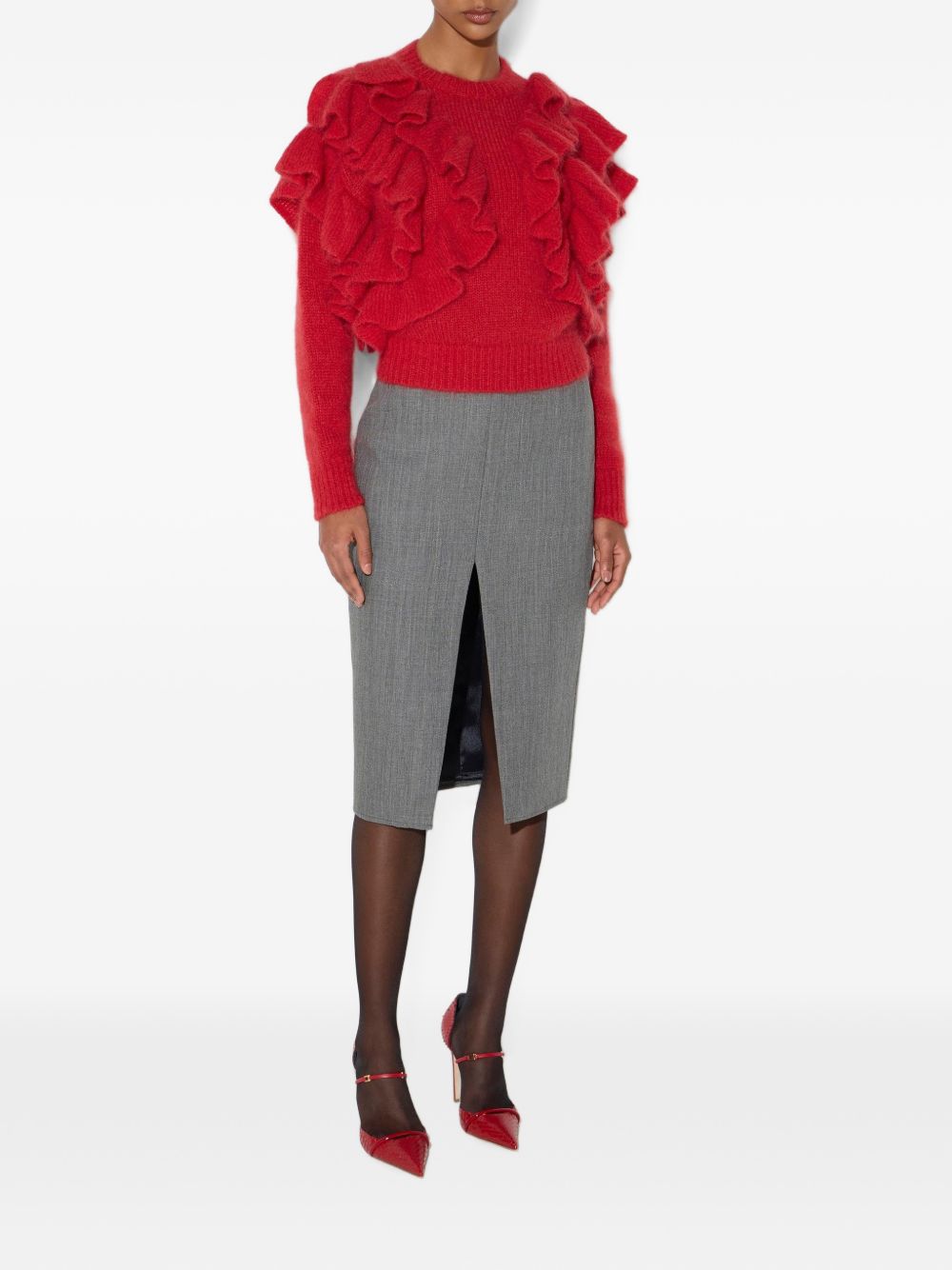 Elisabetta Franchi MK42T67E2 maglia donna rosso