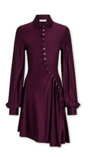 Rabanne 26AJRO377VI0267 abito corto magenta donna
