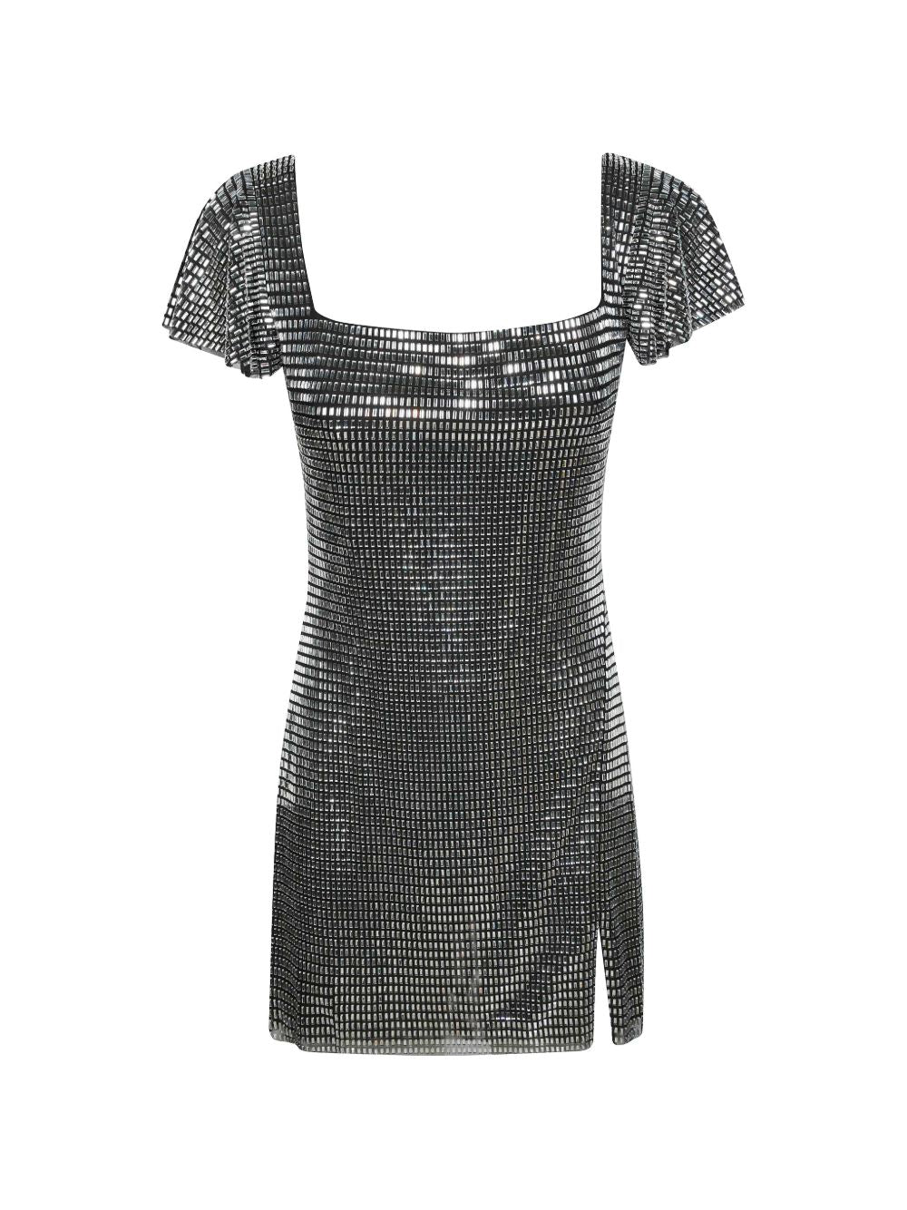 Self-Portrait AW26-165S abito corto grigio donna